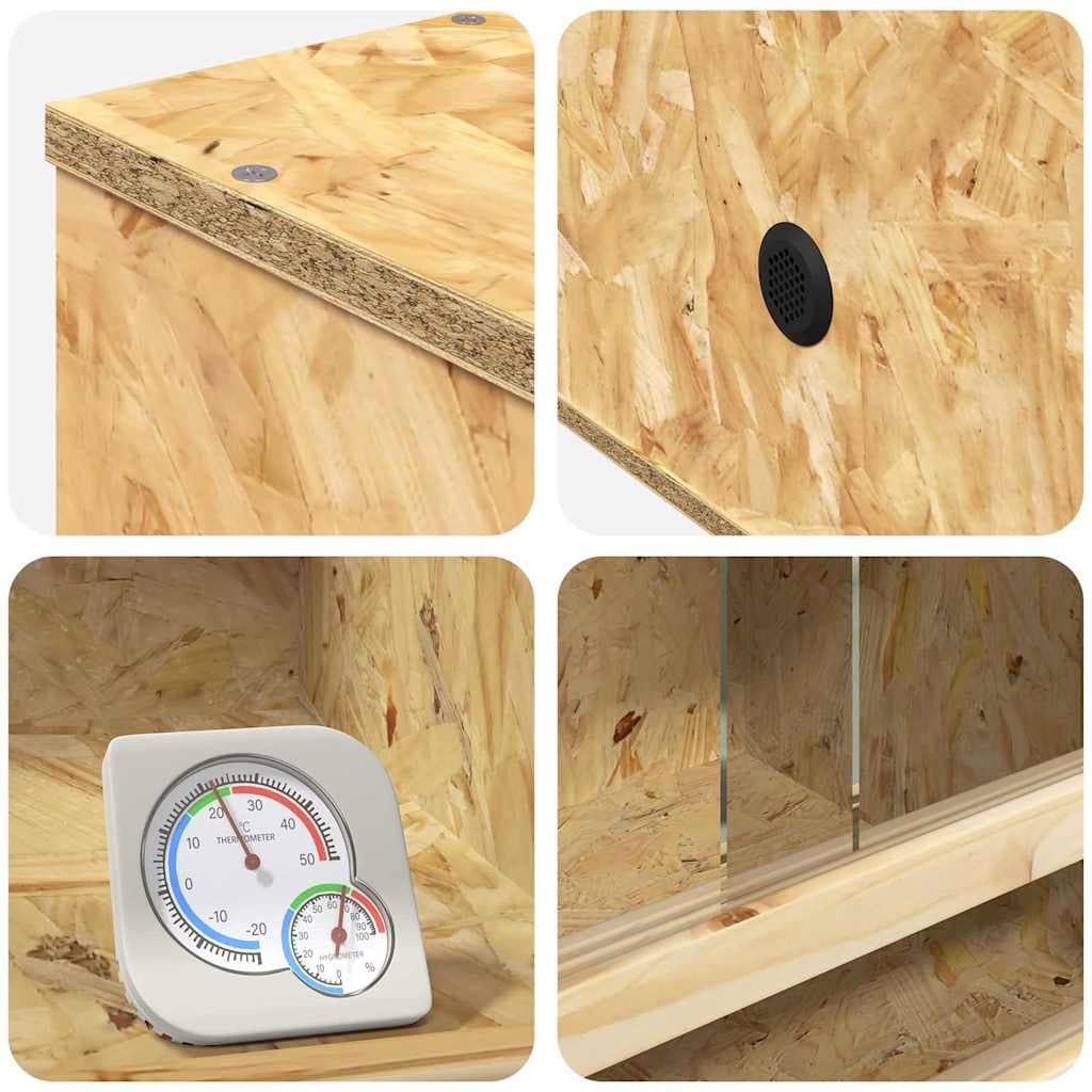 Terrario Marrone 40 x 40 x 40 cm OSB — miniatura 10 di 10