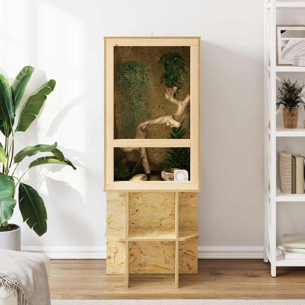Terrario Marrone 50 x 50 x 80 cm OSB — miniatura 4 di 10