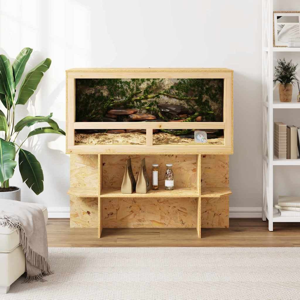 Base per Terrario Marrone 100 x 50 x 50 cm OSB — miniatura 4 di 10