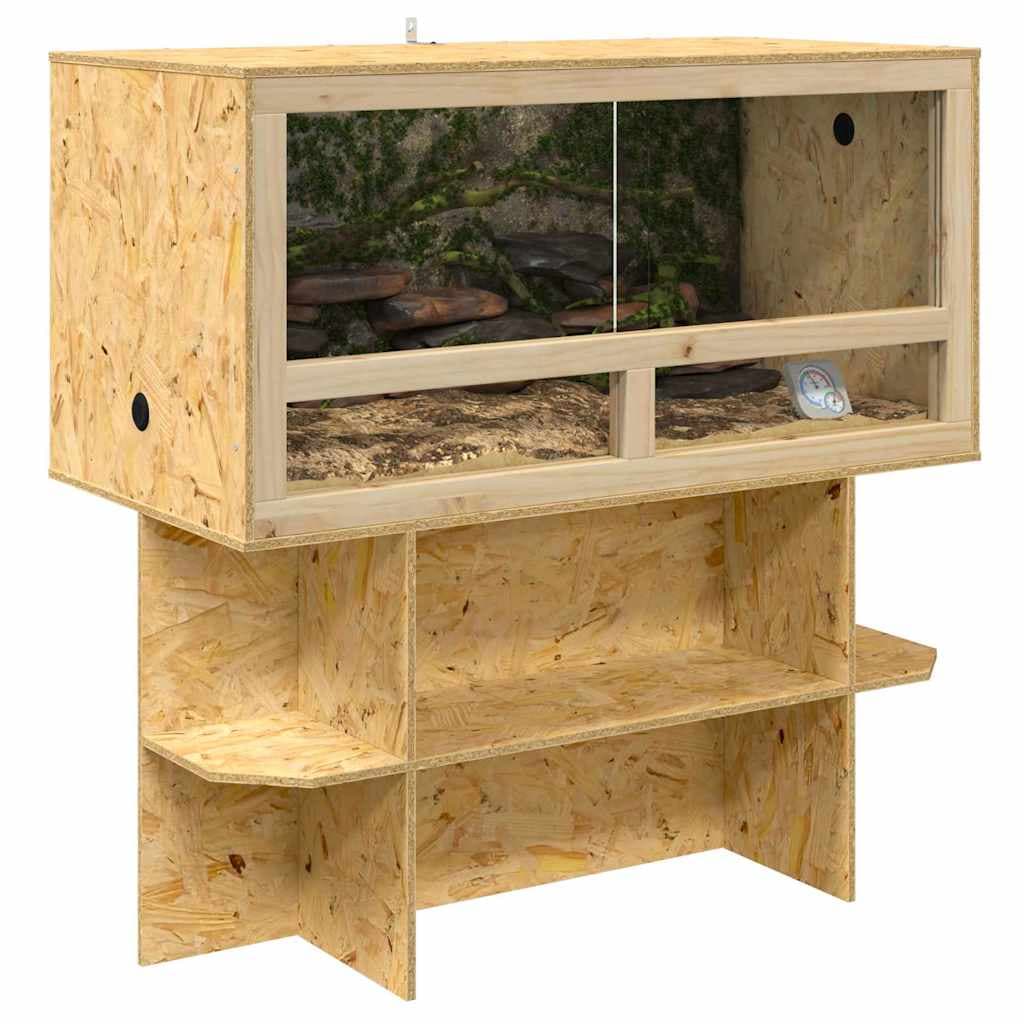 Base per Terrario Marrone 100 x 50 x 50 cm OSB — miniatura 3 di 10
