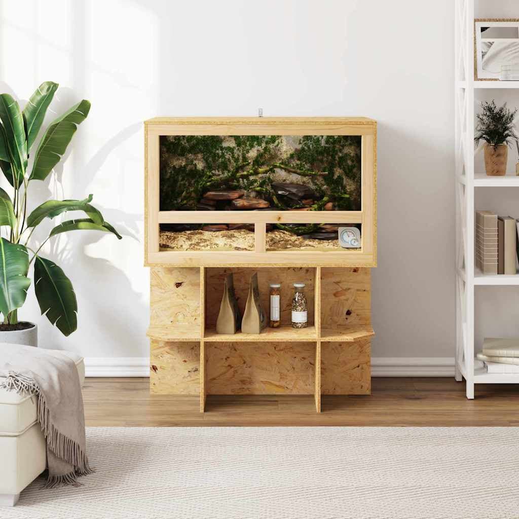 Base per Terrario Marrone 80 x 50 x 50 cm OSB — miniatura 4 di 10