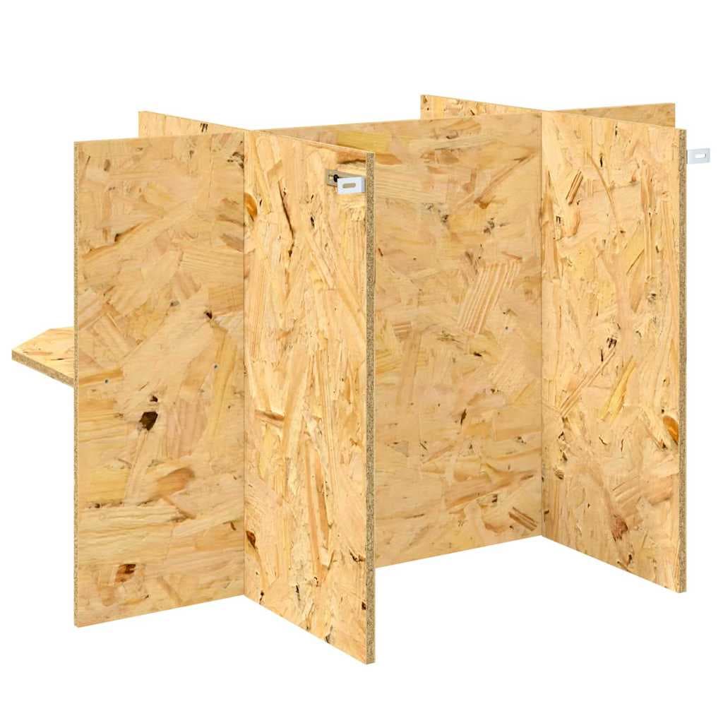 Base per Terrario Marrone 80 x 50 x 50 cm OSB — miniatura 7 di 10