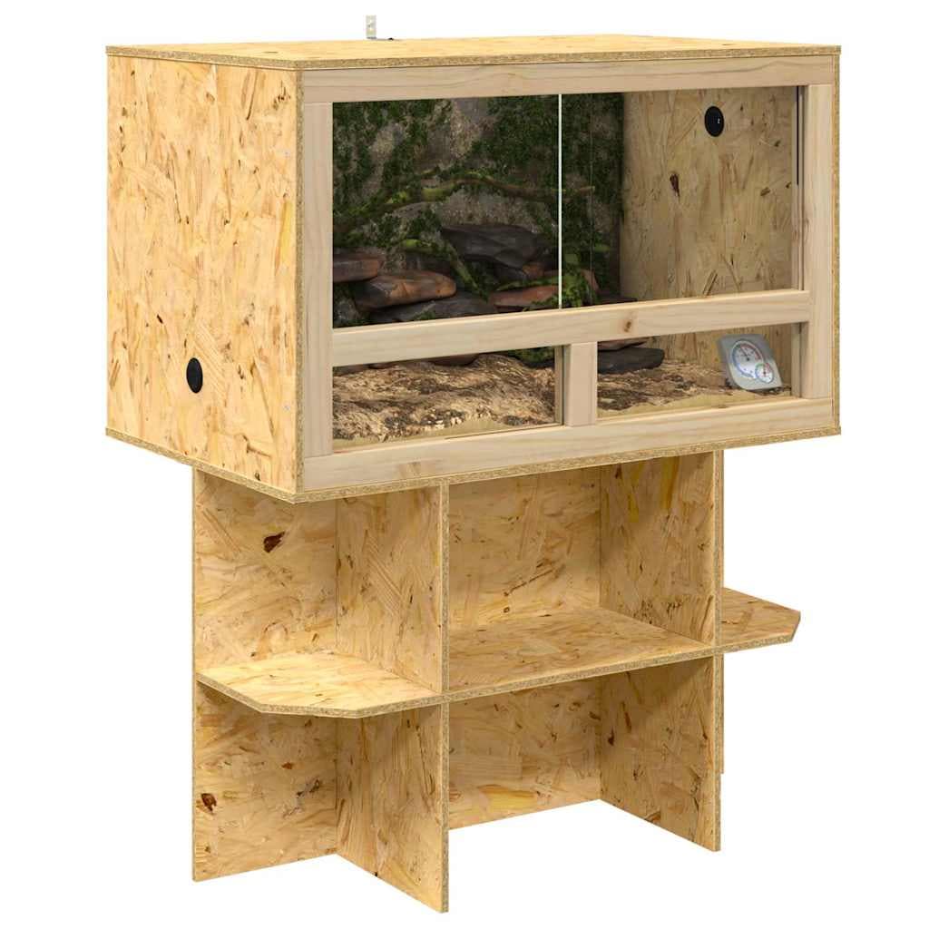 Base per Terrario Marrone 80 x 50 x 50 cm OSB — miniatura 3 di 10