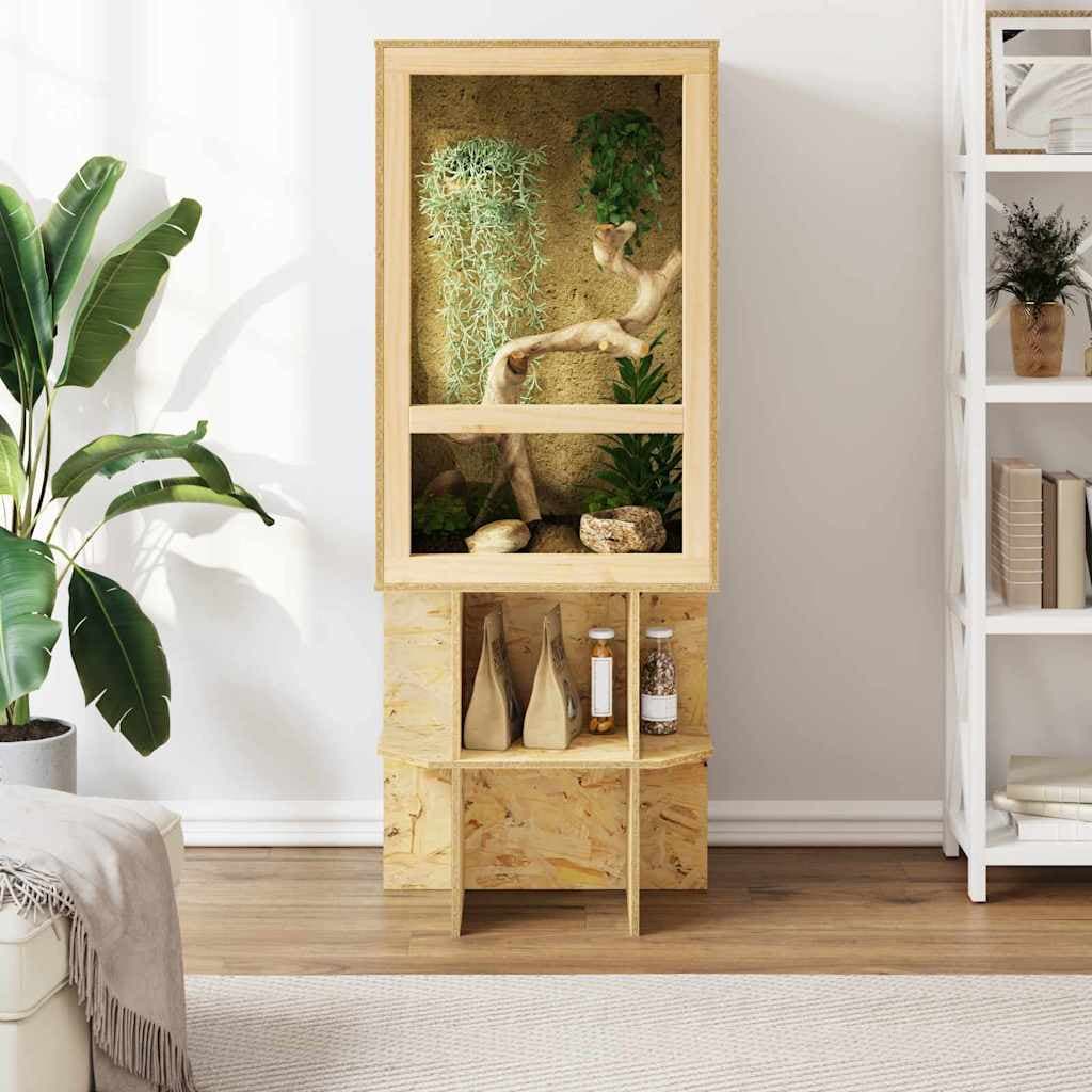 Base per Terrario Marrone 50 x 50 x 50 cm OSB — miniatura 4 di 10