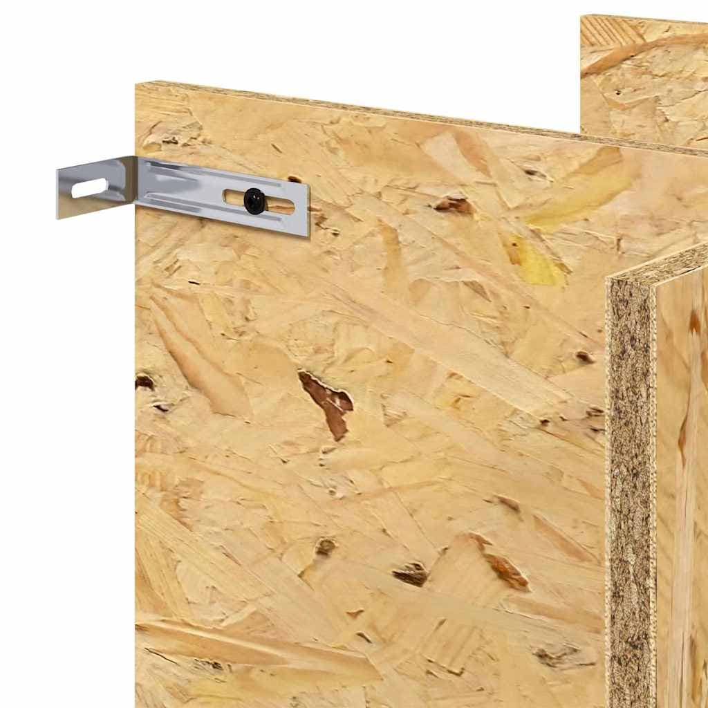 Base per Terrario con lo scaffale Marrone 40 x 40 x 50 cm OSB — miniatura 9 di 10