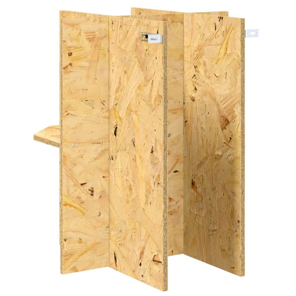 Base per Terrario con lo scaffale Marrone 40 x 40 x 50 cm OSB — miniatura 7 di 10