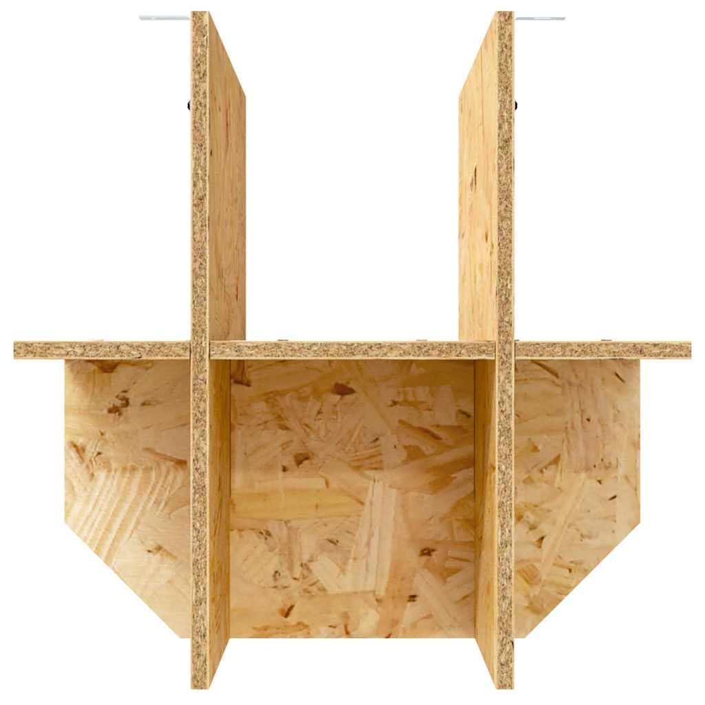 Base per Terrario con lo scaffale Marrone 40 x 40 x 50 cm OSB — miniatura 8 di 10
