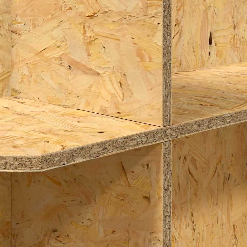 Base per Terrario con lo scaffale Marrone 80 x 40 x 50 cm OSB — miniatura 9 di 10