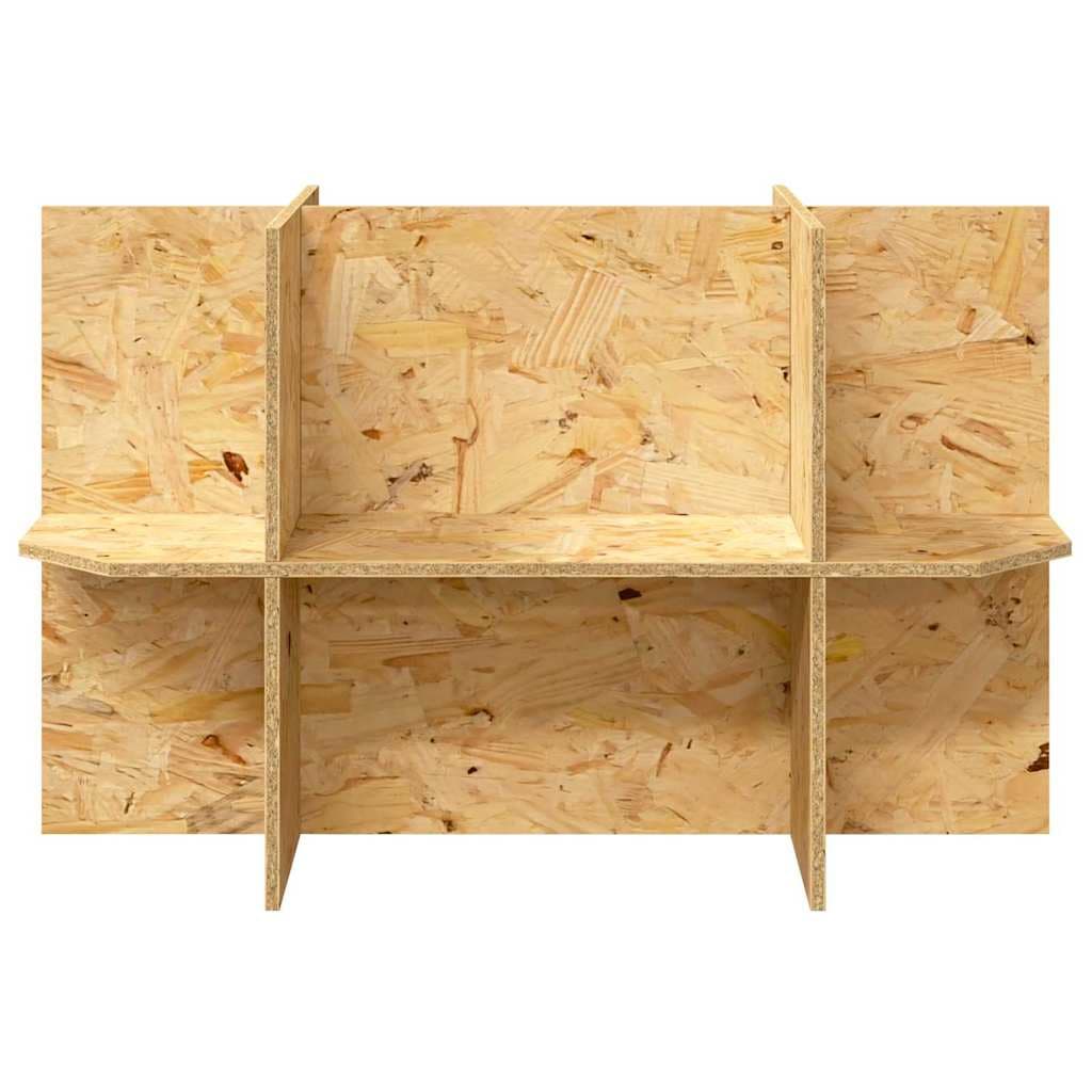 Base per Terrario con lo scaffale Marrone 80 x 40 x 50 cm OSB — miniatura 5 di 10