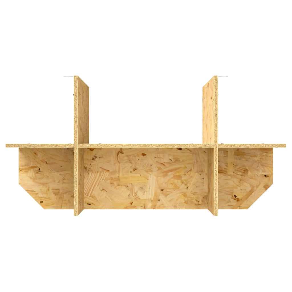 Base per Terrario con lo scaffale Marrone 80 x 40 x 50 cm OSB — miniatura 8 di 10