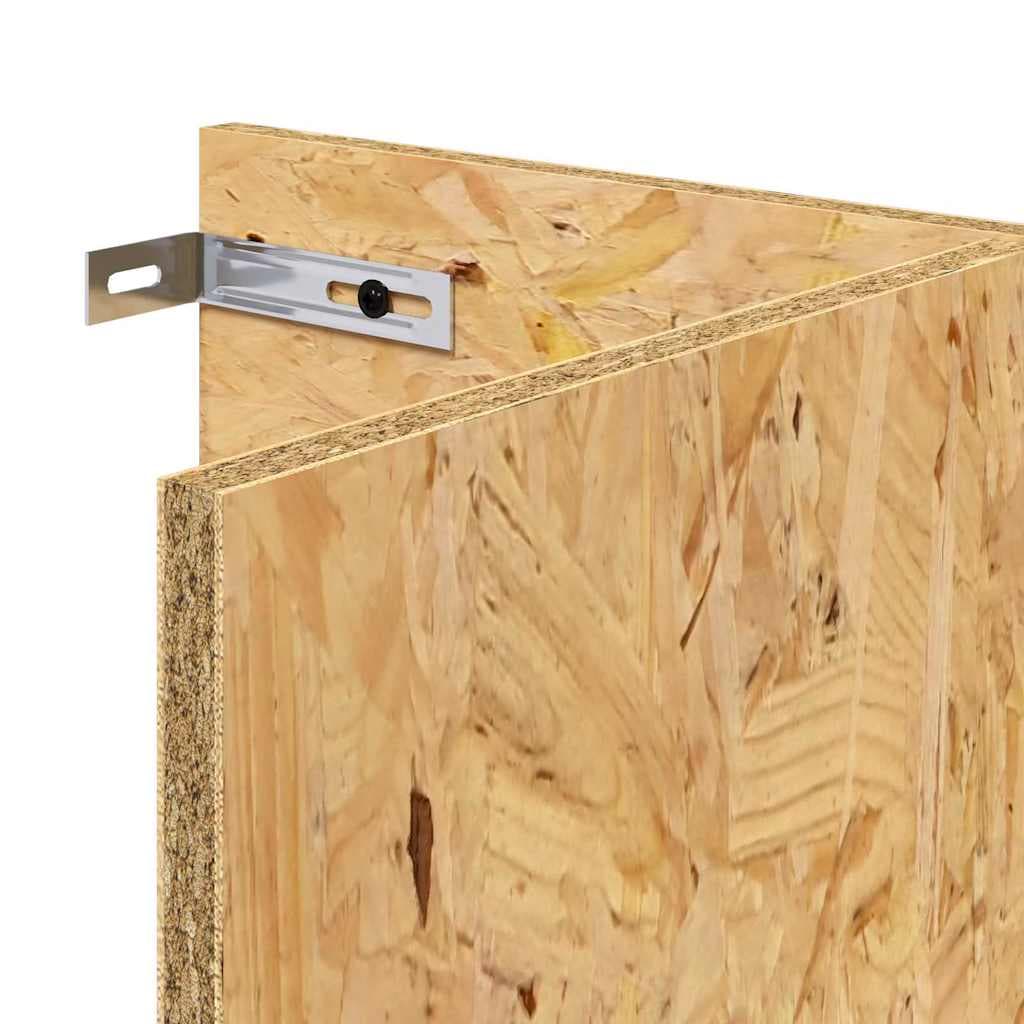 Base per Terrario con lo scaffale Marrone 100 x 40 x 50 cm OSB — miniatura 10 di 10