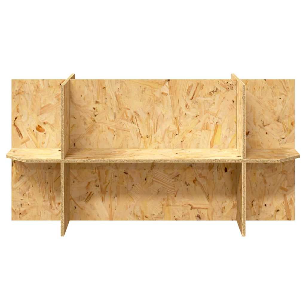 Base per Terrario con lo scaffale Marrone 100 x 40 x 50 cm OSB — miniatura 5 di 10
