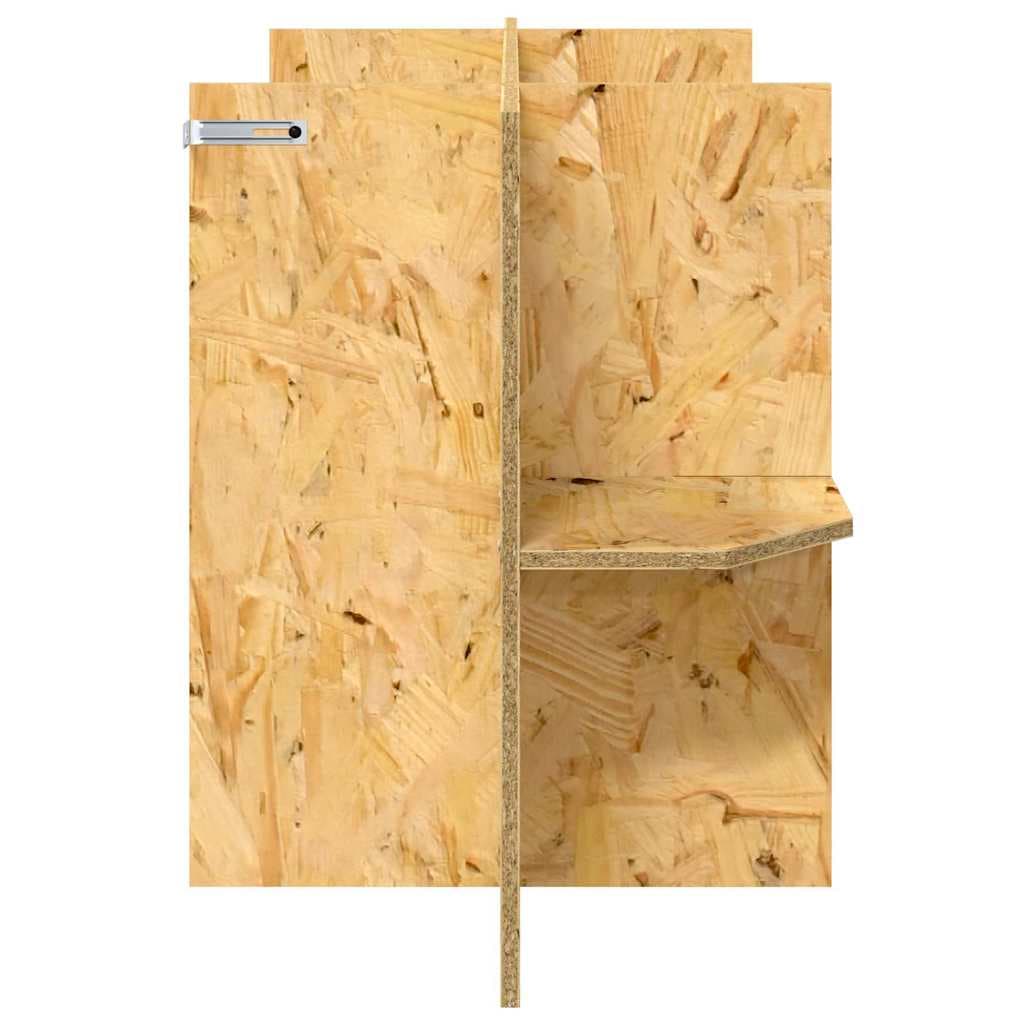 Base per Terrario con lo scaffale Marrone 100 x 40 x 50 cm OSB — miniatura 6 di 10