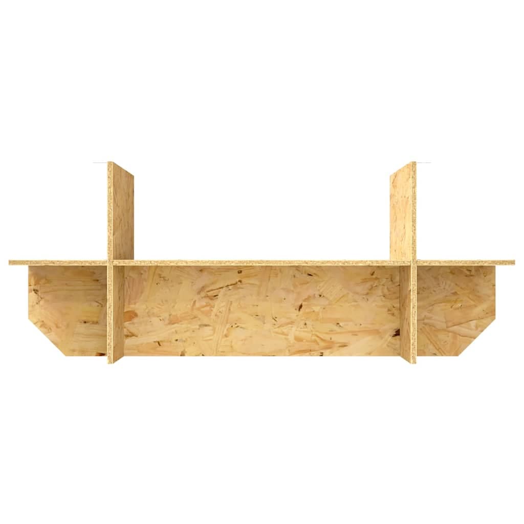 Base per Terrario con lo scaffale Marrone 100 x 40 x 50 cm OSB — miniatura 8 di 10