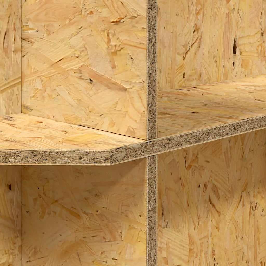 Base per Terrario con lo scaffale Marrone 60 x 30 x 50 cm OSB — miniatura 9 di 10