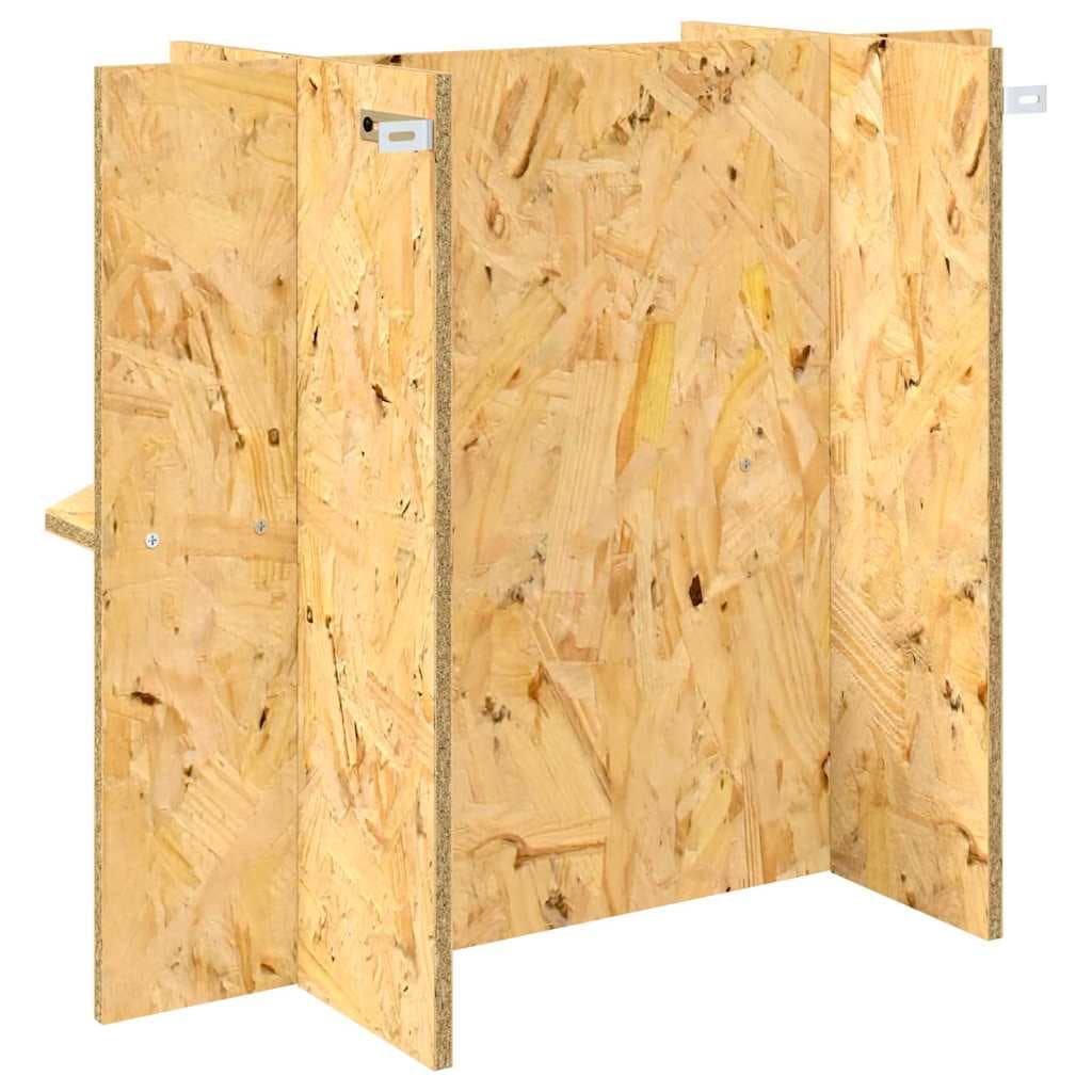 Base per Terrario con lo scaffale Marrone 60 x 30 x 50 cm OSB — miniatura 7 di 10