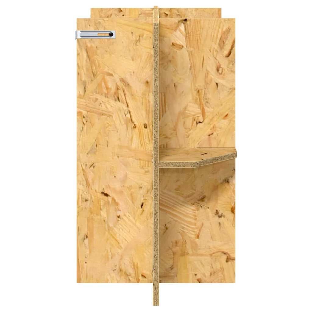 Base per Terrario con lo scaffale Marrone 60 x 30 x 50 cm OSB — miniatura 6 di 10