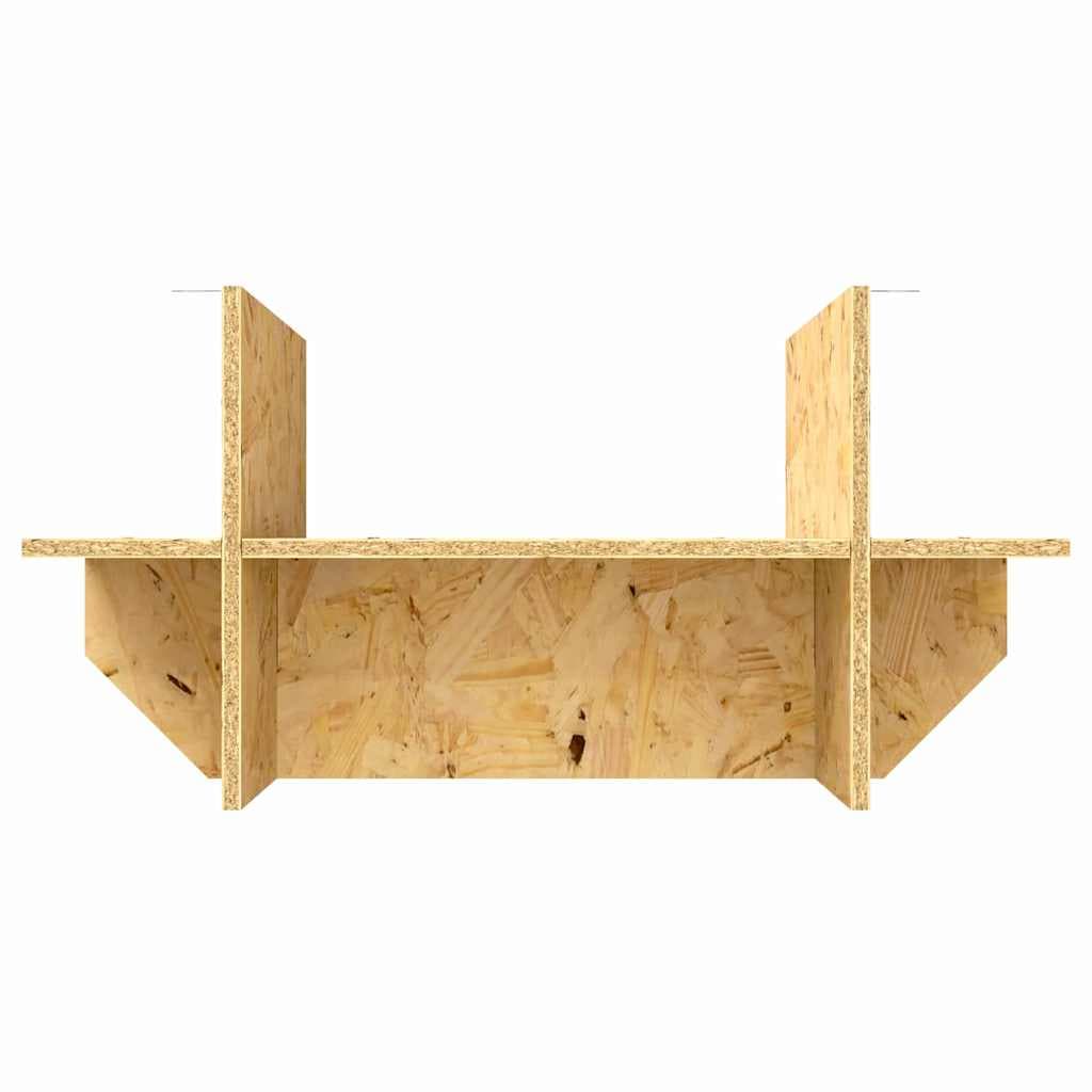 Base per Terrario con lo scaffale Marrone 60 x 30 x 50 cm OSB — miniatura 8 di 10