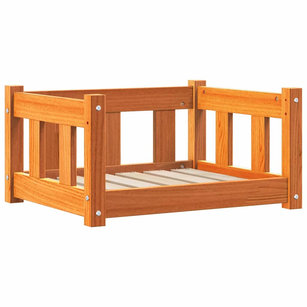 Letto per Cani 55 x 45 x 28 cm Legno Massello di Pino — foto 2 di 10