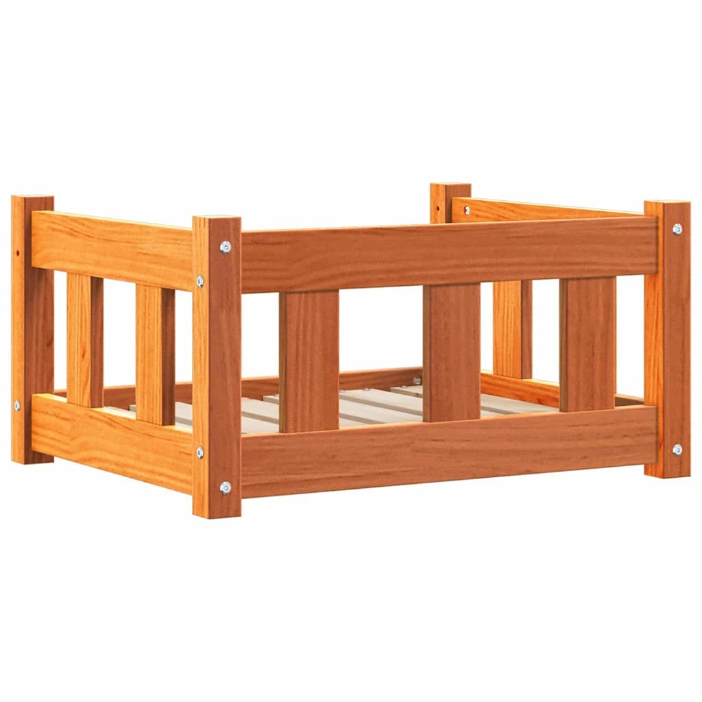 Letto per Cani 55 x 45 x 28 cm Legno Massello di Pino — foto 6 di 10
