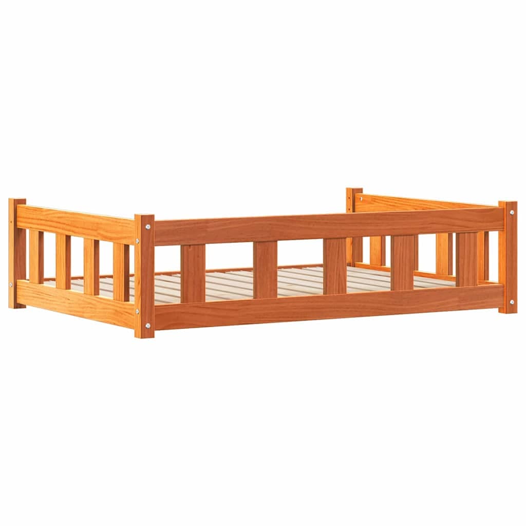 Letto per Cani 100 x 70 x 28 cm Legno Massello di Pino — foto 6 di 10