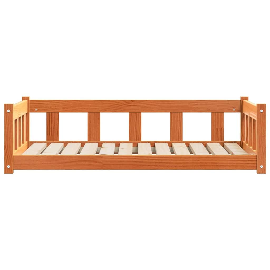 Letto per Cani 100 x 70 x 28 cm Legno Massello di Pino — foto 4 di 10
