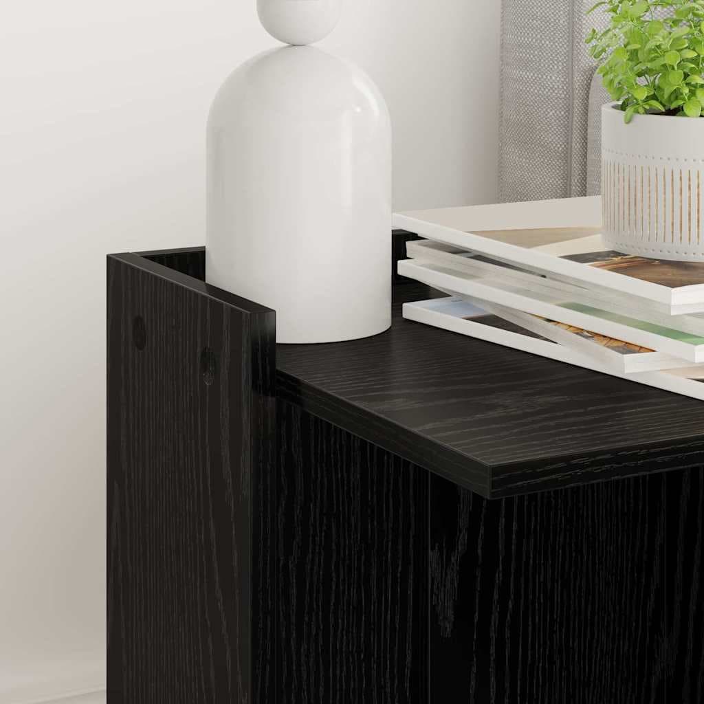 Rifugio per lettiera per gatti Rovere Nero 42 x 42 x 51 cm — miniatura 4 di 10