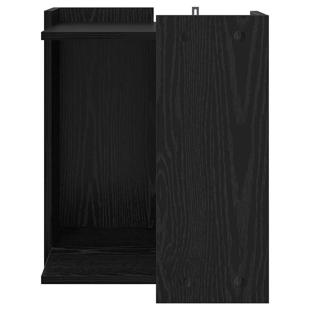 Rifugio per lettiera per gatti Rovere Nero 42 x 42 x 51 cm — miniatura 5 di 10