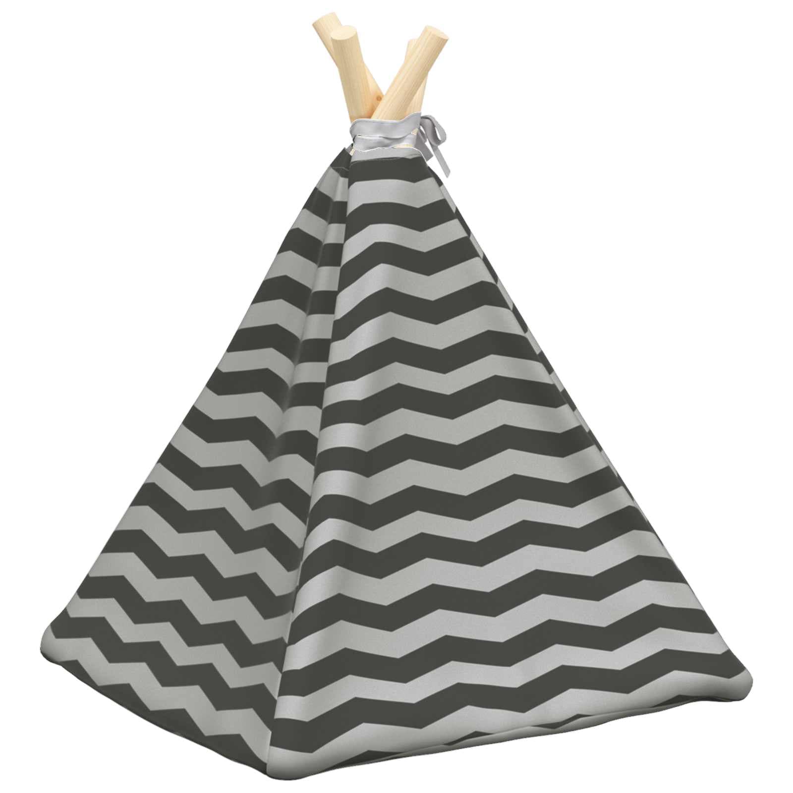 Tenda per animali con cuscino Bianco e Grigio 40 x 40 x 50 cm — miniatura 7 di 10