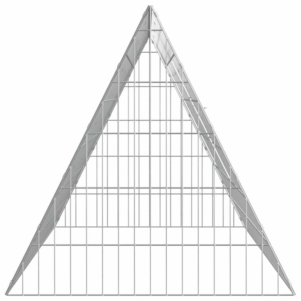 Gabbia per Conigli Argento 215 x 55 x 55 cm Acciaio zincato — miniatura 7 di 10