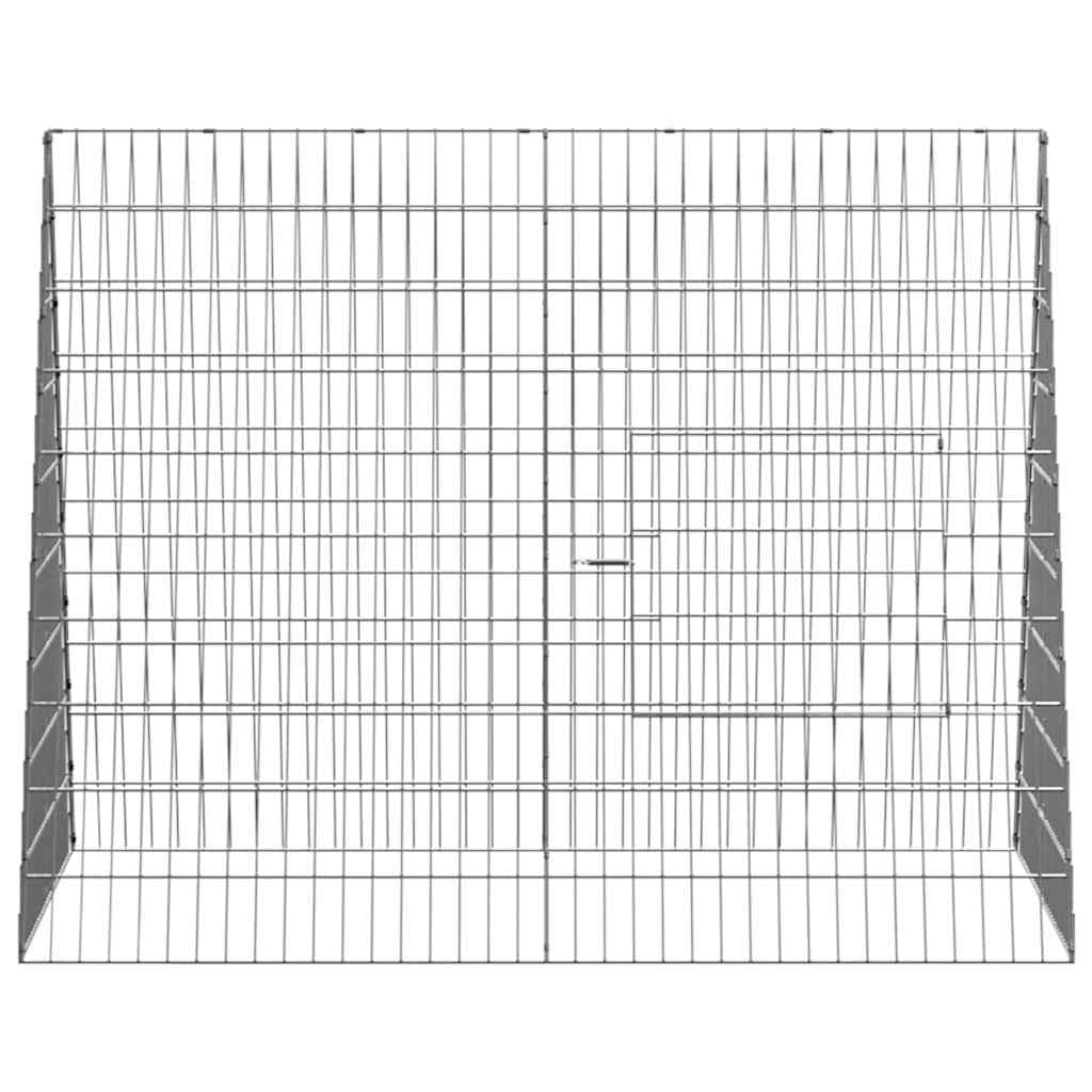 Gabbia per Conigli Argento 110 x 100 x 85 cm Acciaio zincato — miniatura 6 di 10