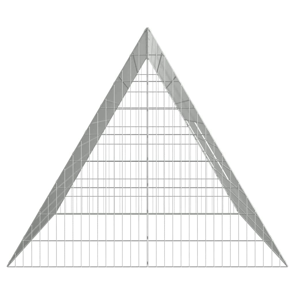 Gabbia per Conigli Argento 215 x 100 x 85 cm Acciaio zincato — miniatura 7 di 10