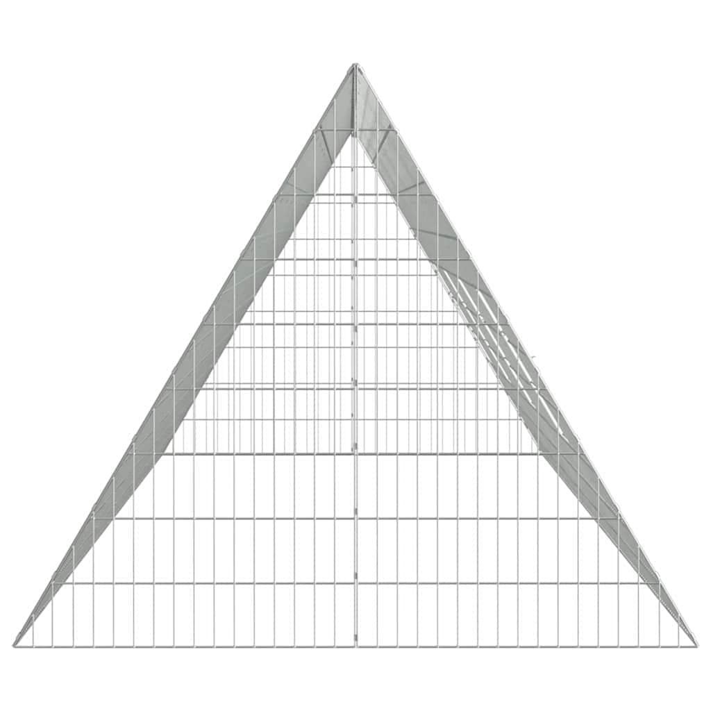 Gabbia per Conigli Argento 430 x 100 x 85 cm Acciaio zincato — miniatura 7 di 10