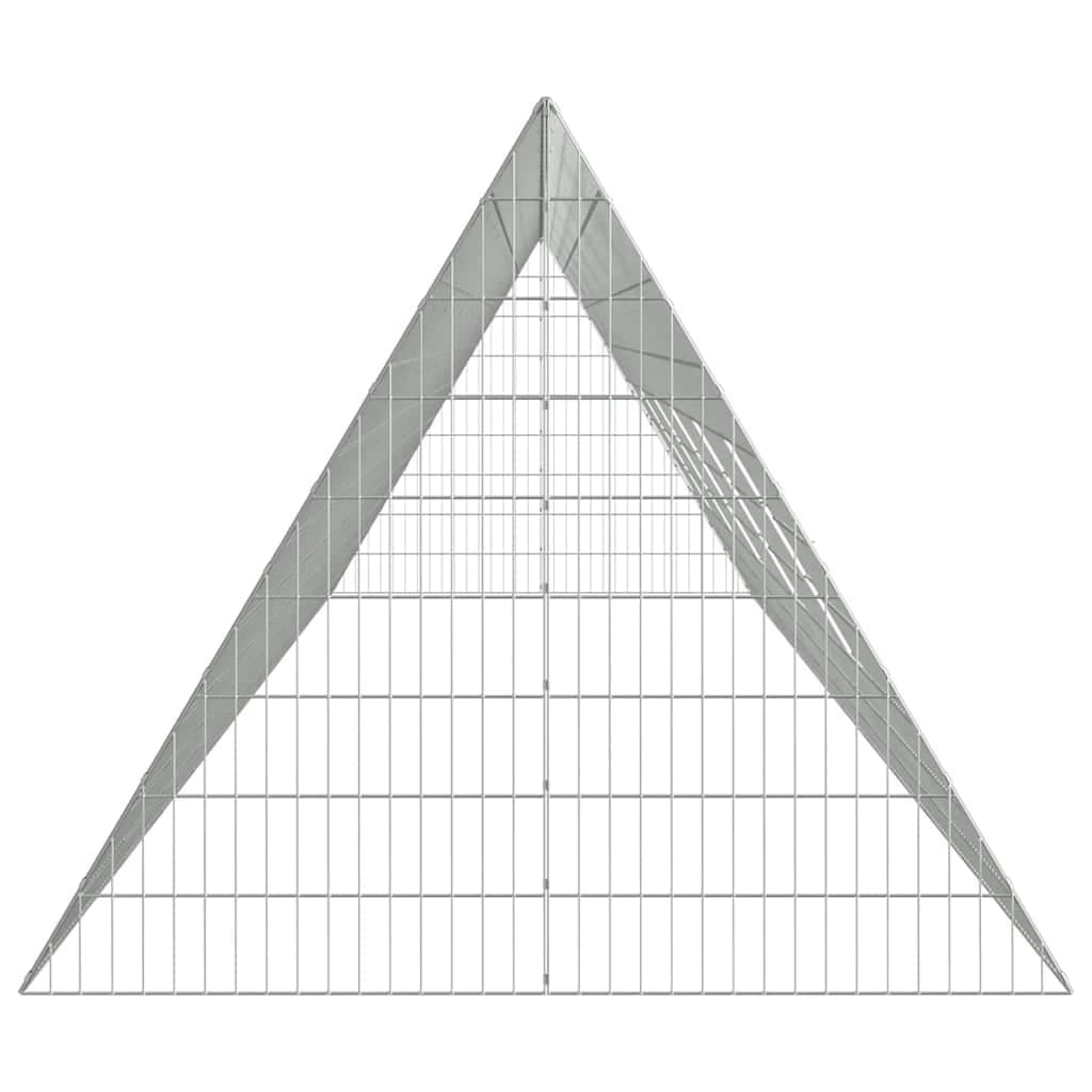 Gabbia per Conigli Argento 650 x 100 x 85 cm Acciaio zincato — miniatura 7 di 10