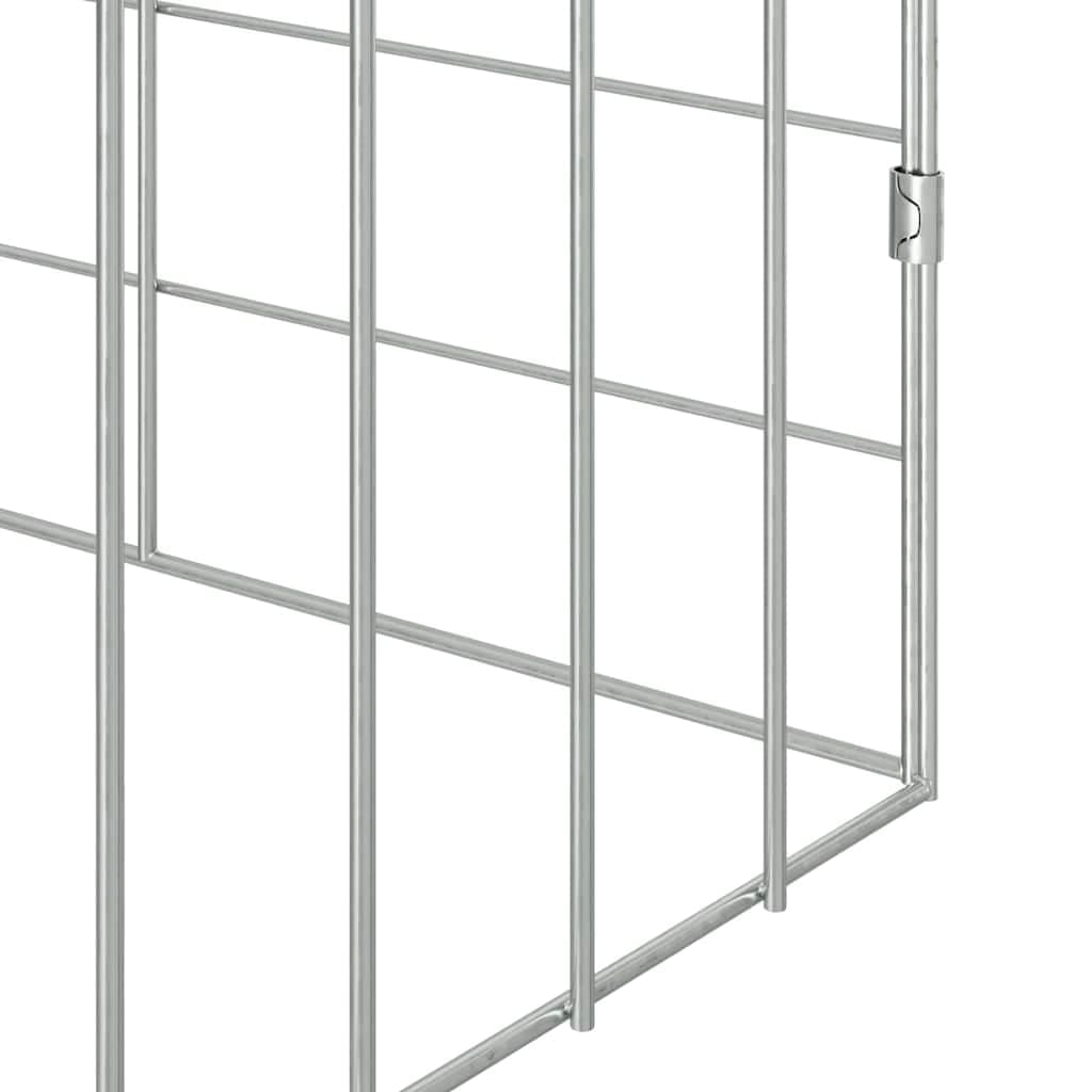 Gabbia per Conigli Argento 600 x 78 x 78 cm Acciaio zincato — miniatura 10 di 10