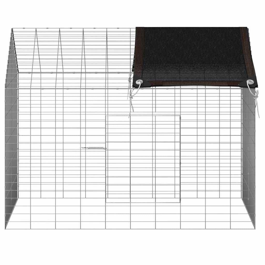 Gabbia per Conigli Argento 100 x 78 x 78 cm Acciaio zincato — miniatura 8 di 10
