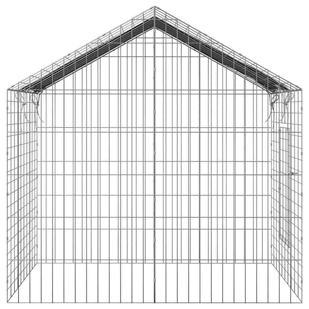 Gabbia per Conigli Argento 100 x 78 x 78 cm Acciaio zincato — miniatura 9 di 10