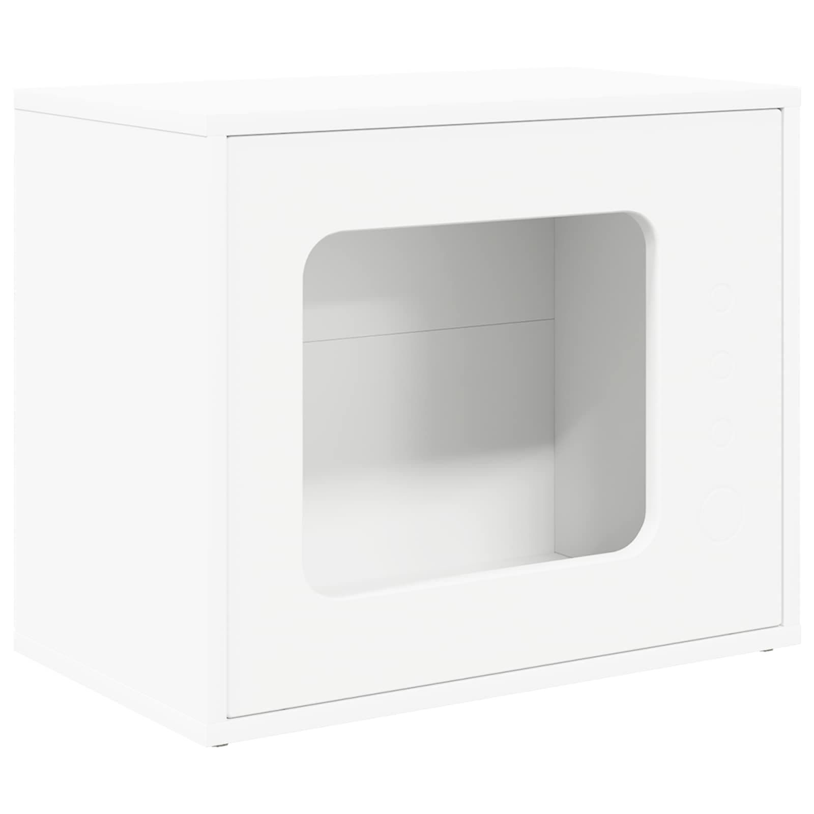 Casa per Gatti Bianco 51 x 30 x 42,5 cm Legno ingegnerizzato — miniatura 2 di 10