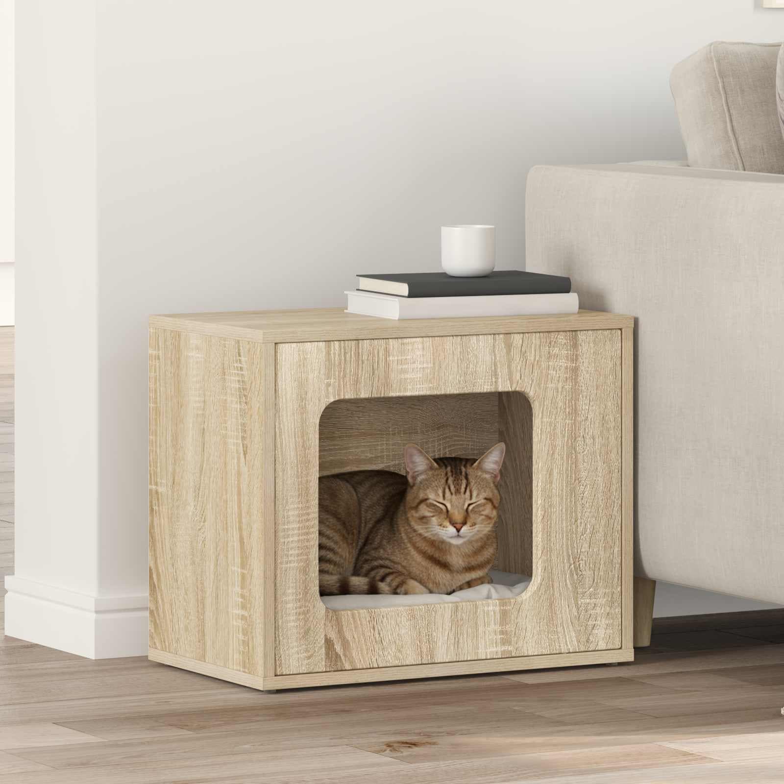 Casa per Gatti Sonoma 51 x 30 x 42,5 cm Legno ingegnerizzato — miniatura 1 di 10