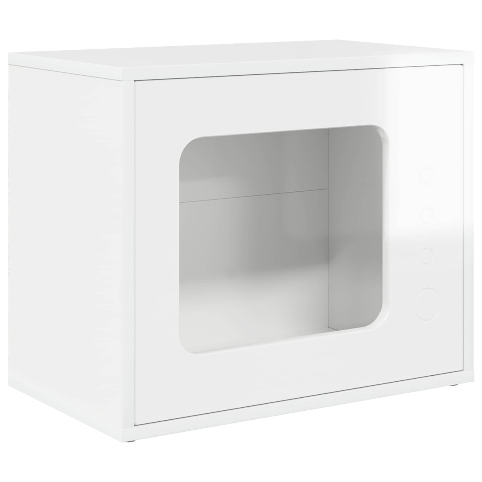 Casa per Gatti Bianco Lucido 51 x 30 x 42,5 cm — miniatura 2 di 10