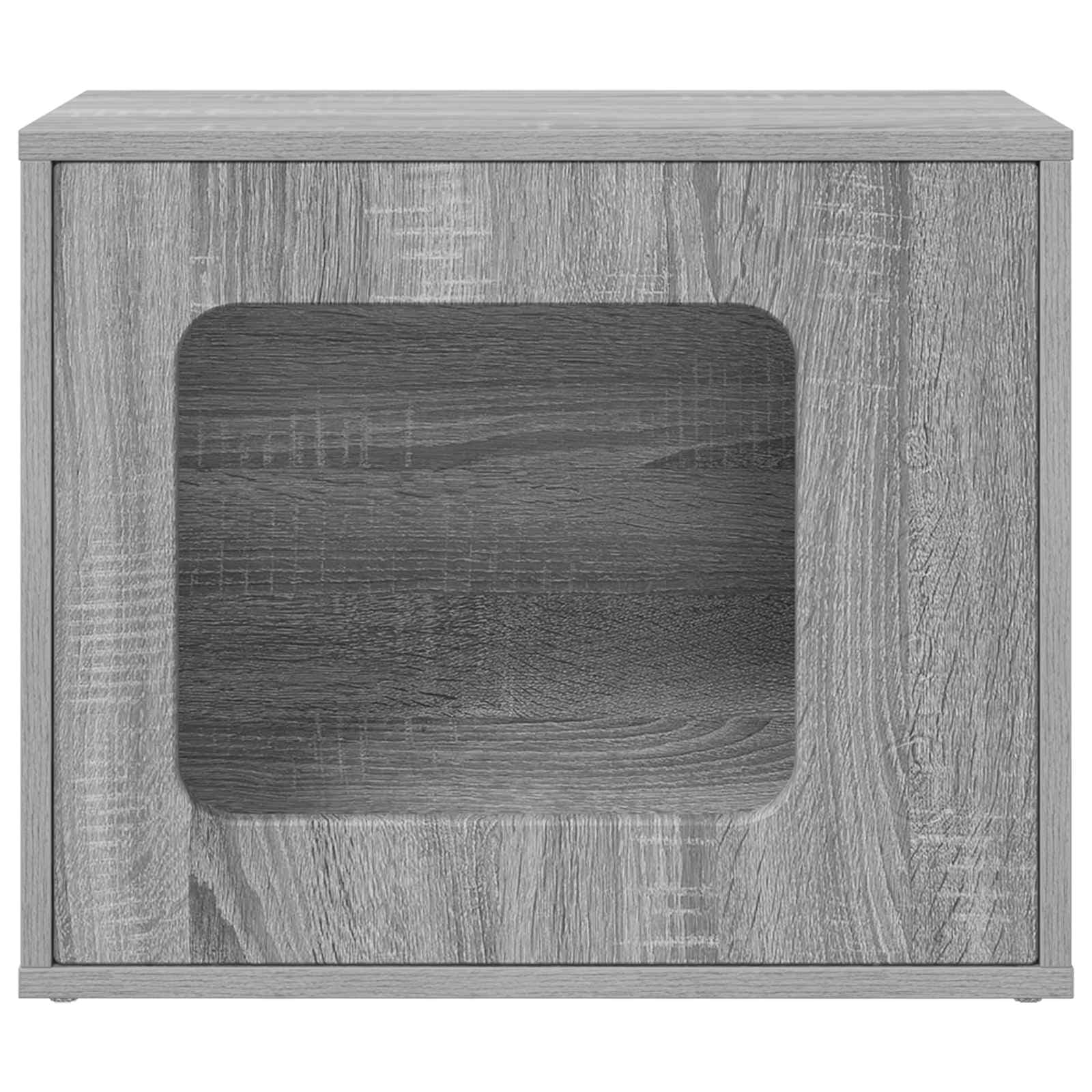 Casa per Gatti Grigio Sonoma 51 x 30 x 42,5 cm — miniatura 5 di 10