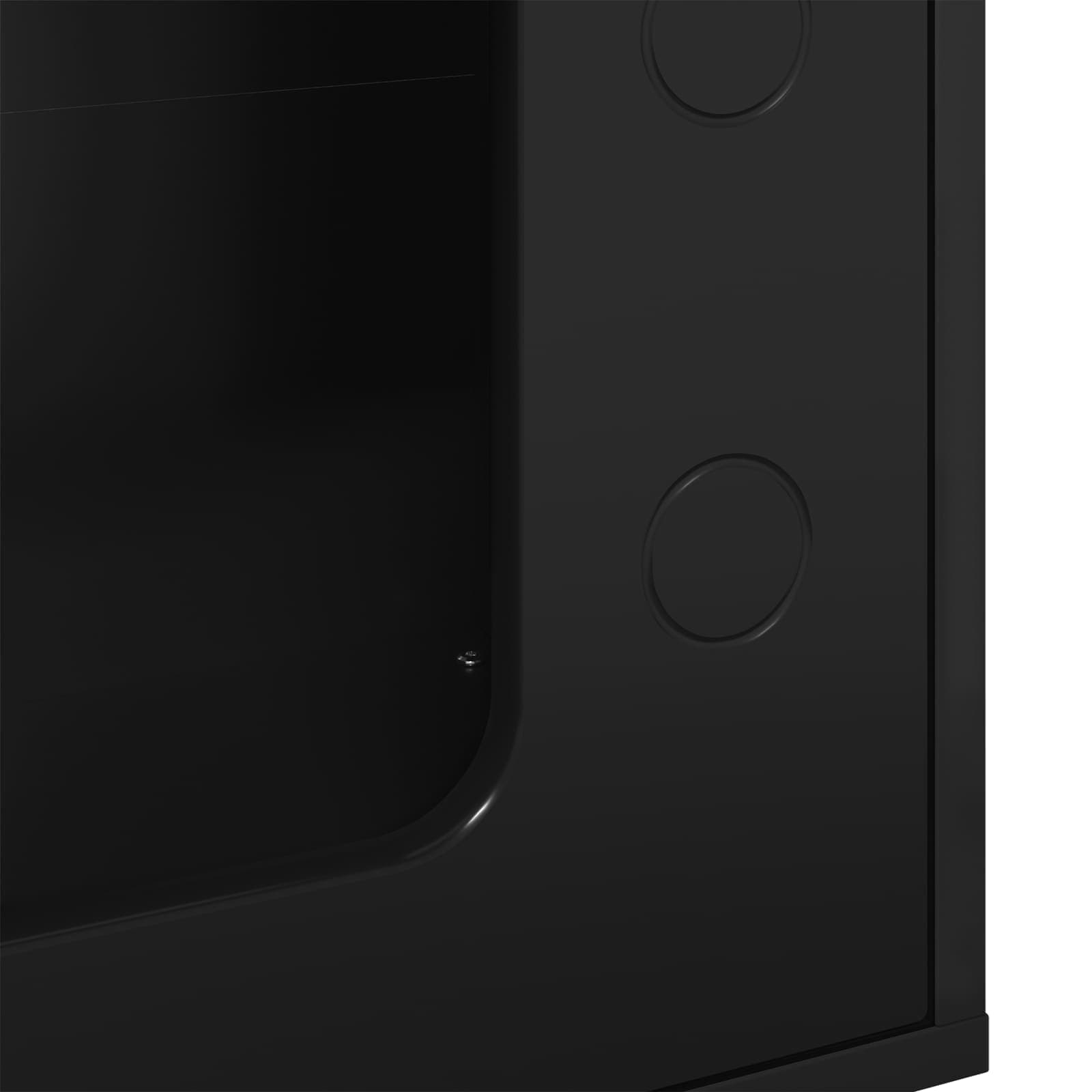 Casa per Gatti Nero 51 x 30 x 52 cm Legno ingegnerizzato — foto 8 di 10