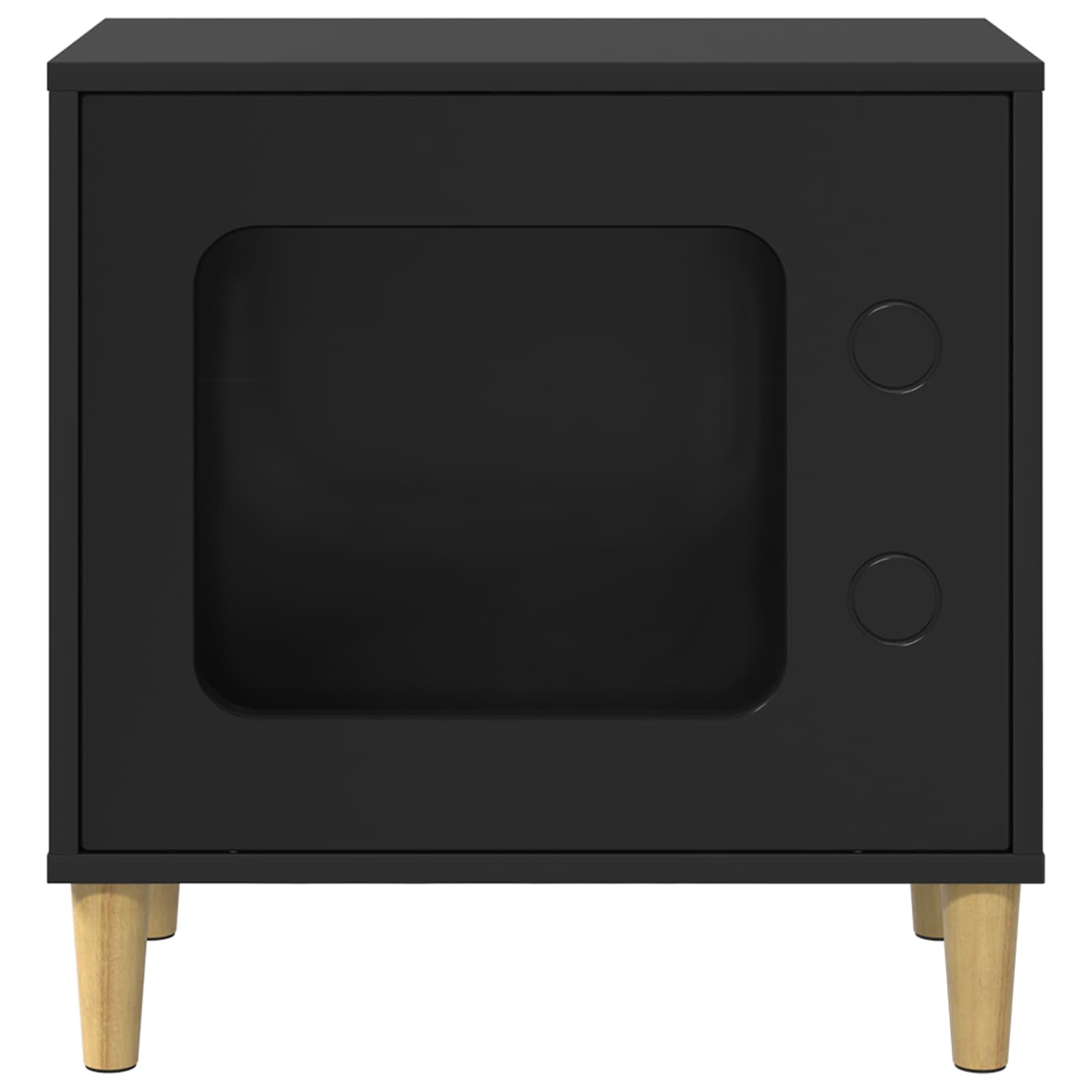 Casa per Gatti Nero 51 x 30 x 52 cm Legno ingegnerizzato — foto 5 di 10