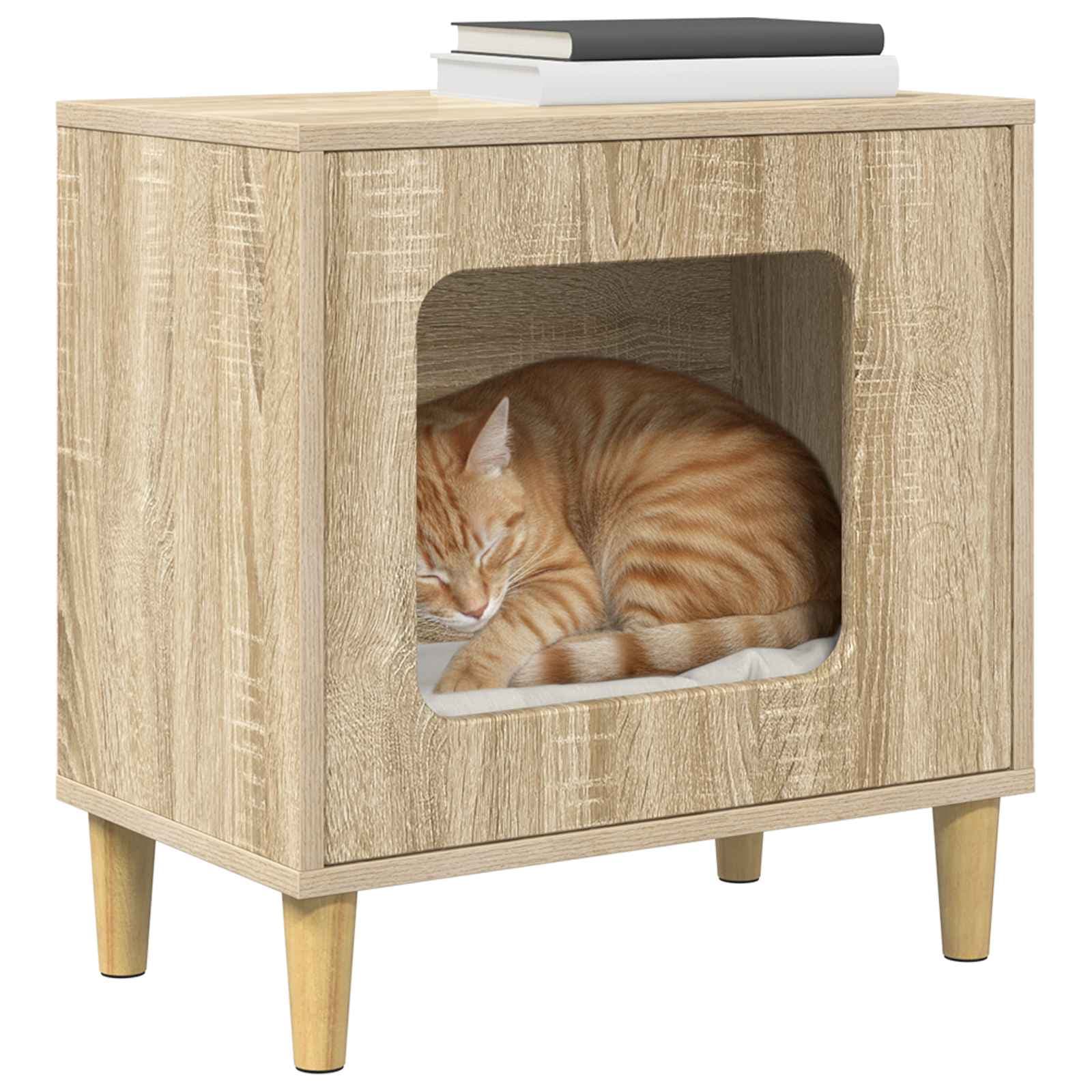 Casa per Gatti Sonoma 51 x 30 x 52 cm Legno ingegnerizzato — miniatura 3 di 10