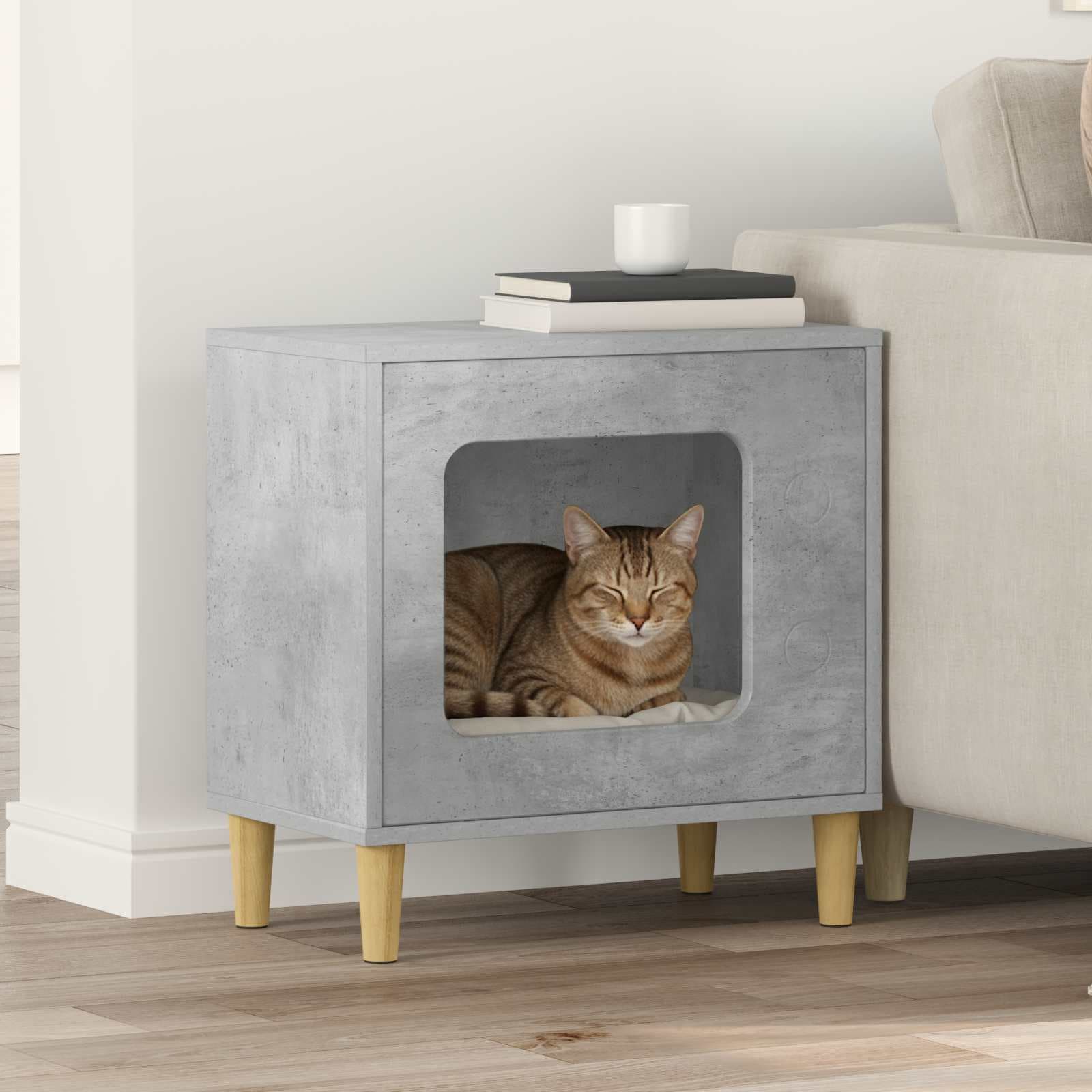 Casa per Gatti Calcestruzzo 51 x 30 x 52 cm — miniatura 1 di 10