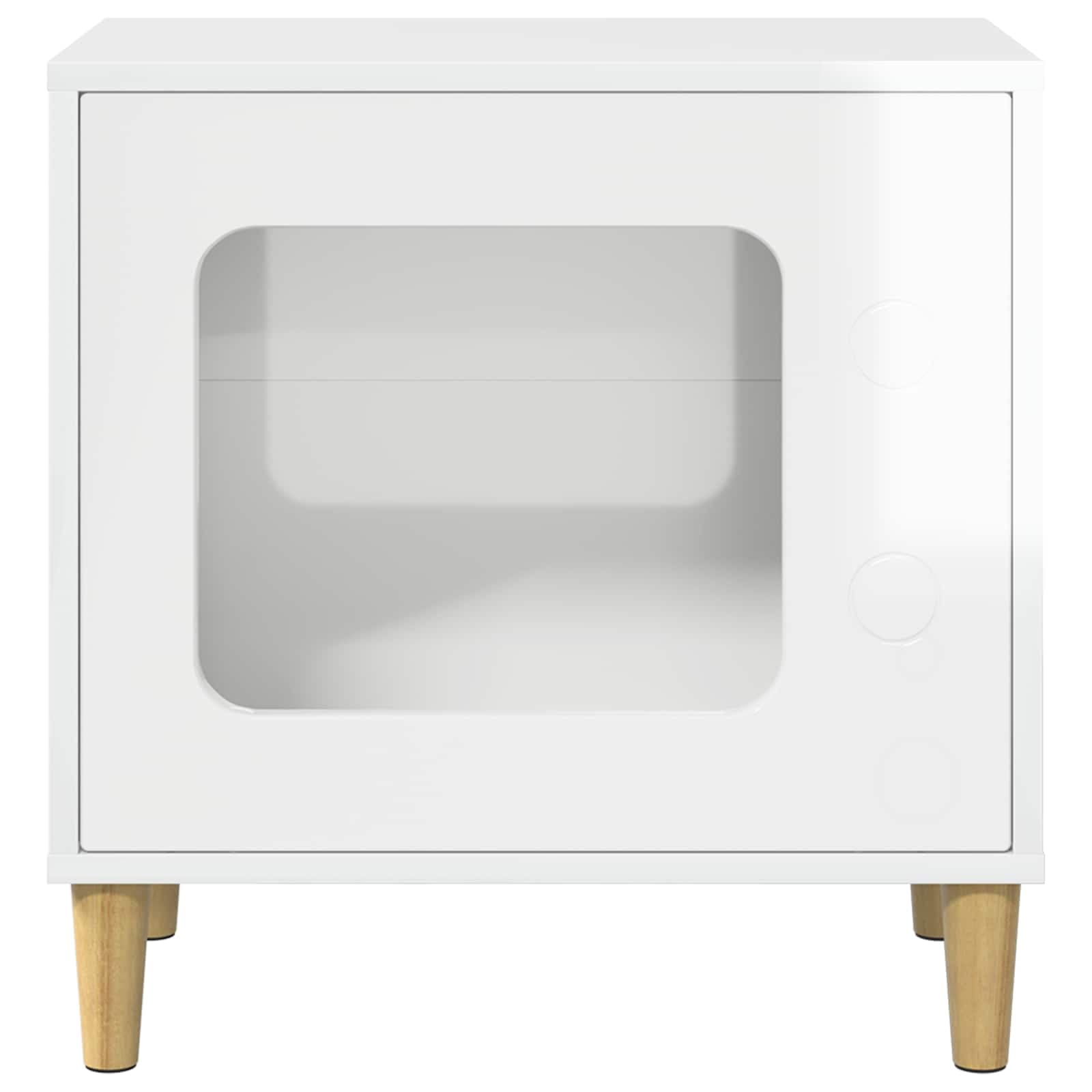 Casa per Gatti Bianco Lucido 51 x 30 x 52 cm — foto 5 di 10