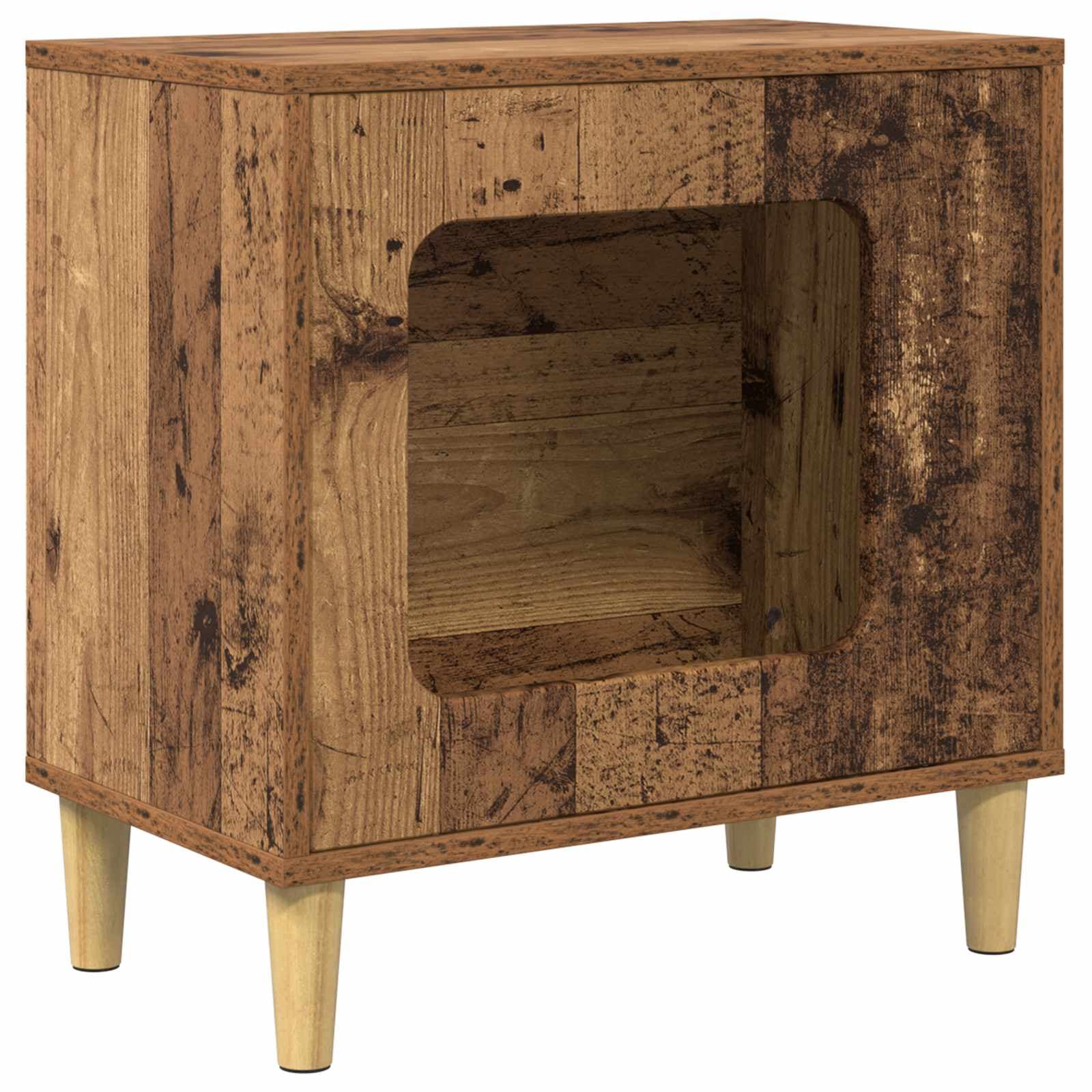 Casa per Gatti Legno antico 51 x 30 x 52 cm — foto 2 di 10
