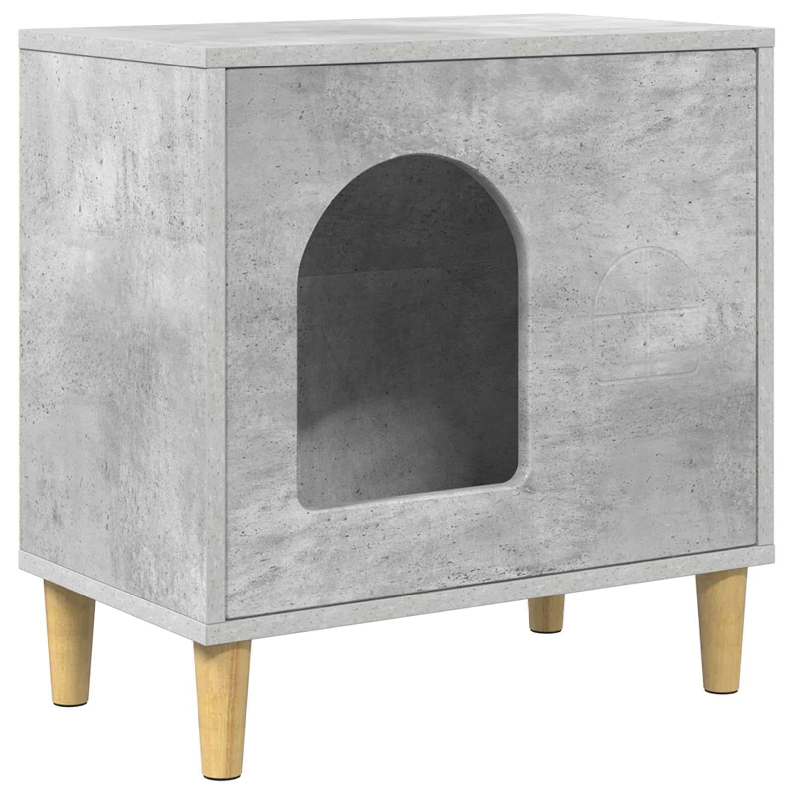 Casa per Gatti Calcestruzzo 51 x 30 x 52 cm — foto 2 di 10