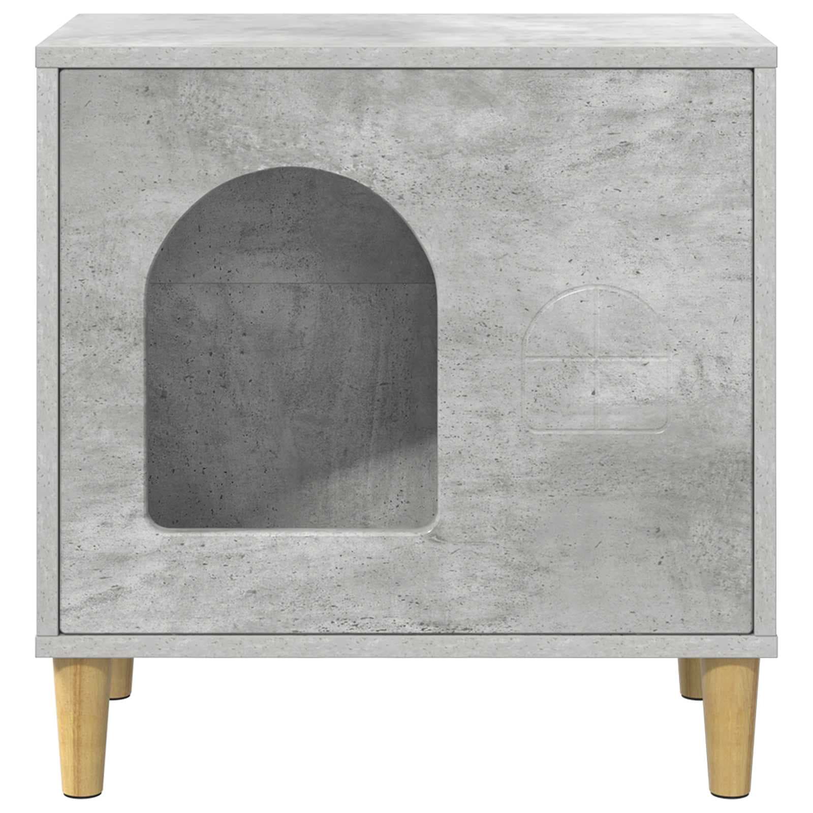 Casa per Gatti Calcestruzzo 51 x 30 x 52 cm — foto 5 di 10