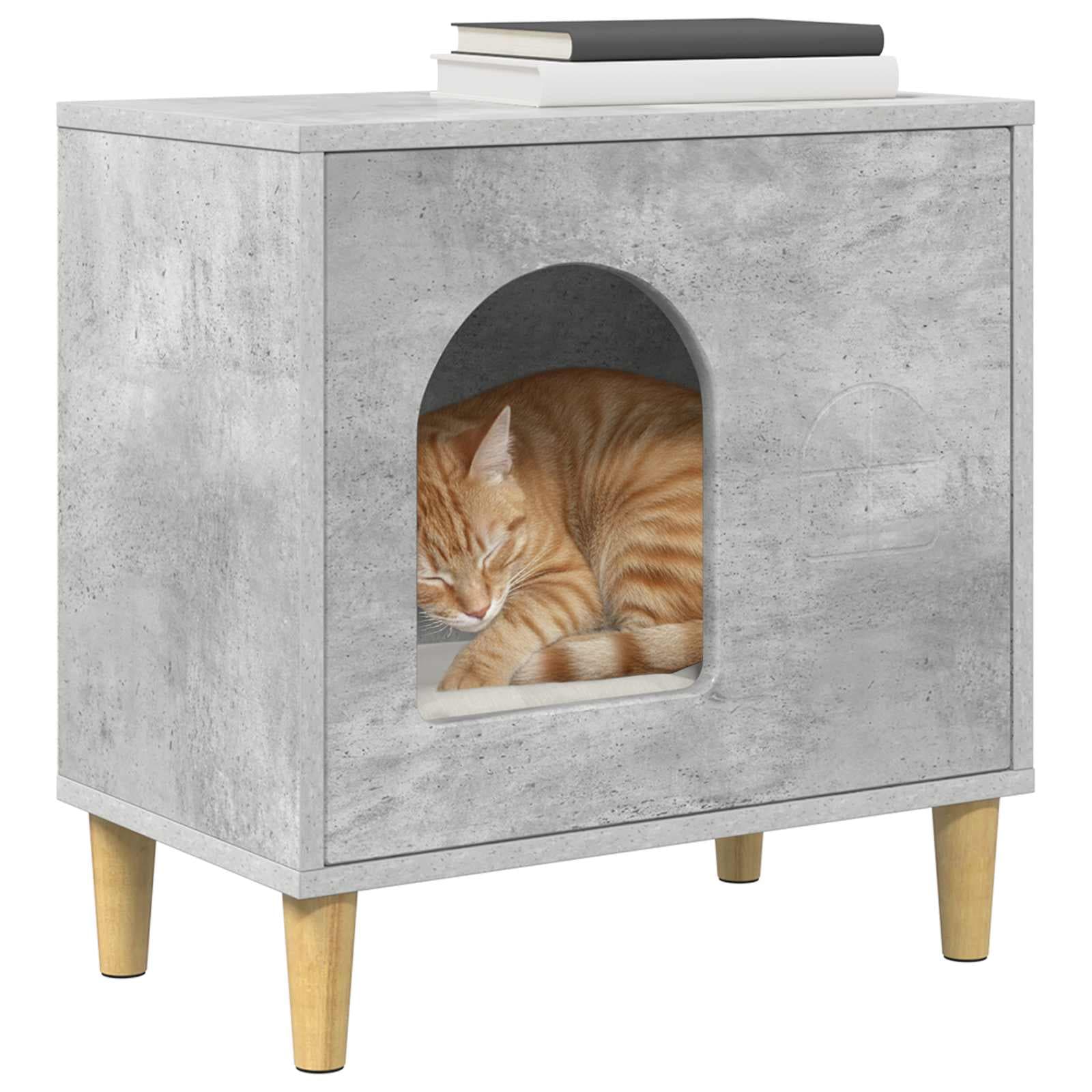 Casa per Gatti Calcestruzzo 51 x 30 x 52 cm — foto 3 di 10